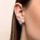 Серьги из красного золота с фианитами (арт. 1091447/10) – изображение 3