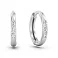 Серьги из белого золота с бриллиантами (арт. С011709005б) – изображение 1