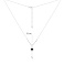 Серебряное колье Клевер с ониксом (арт. 7507/2393о) – изображение 3