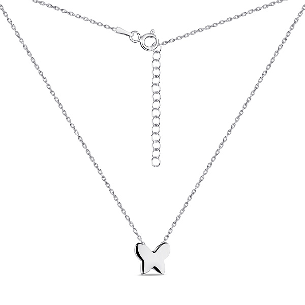 Серебряное колье Бабочка (арт. 7507/1617) – изображение 2