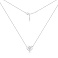 Серебряное колье с подвеской сердце (арт. 7507/2516) – изображение 2