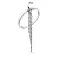 Серебряное кольцо Trendy Style с подвеской (арт. 7501/6529) – изображение 2