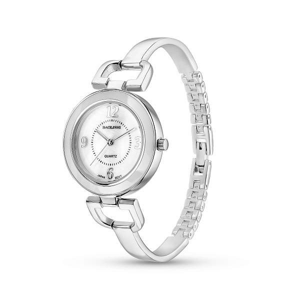 Часы из серебра с керамикой (арт. 7526/319пкмб) – изображение 1