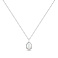 Серебряное колье с подвеской с опалом (арт. 7507/2620Поб) – изображение 1