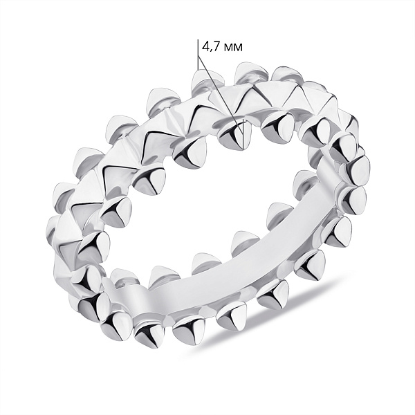 Серебряное кольцо (арт. 7501/6089) – изображение 2