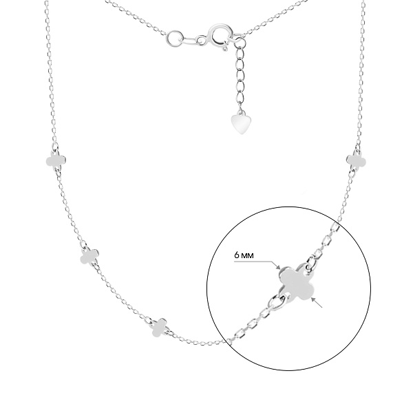 Колье из серебра (арт. 7507/831) – изображение 2