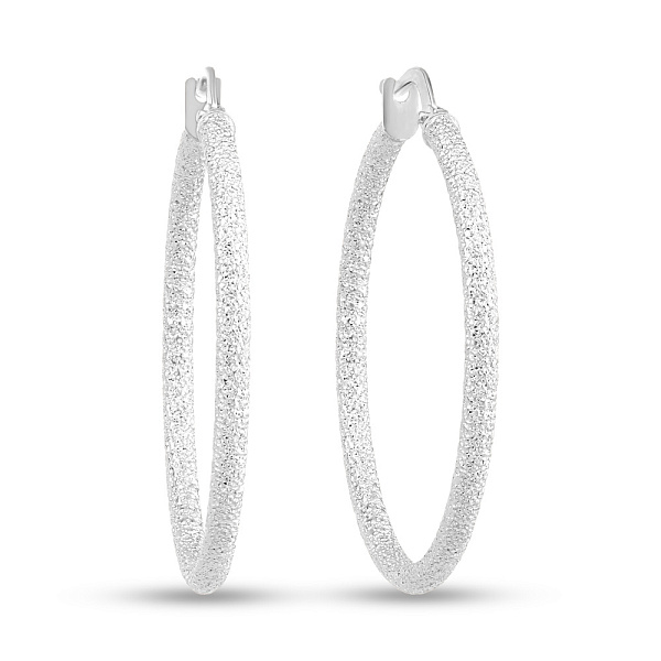 Золотые серьги-кольца (арт. 1091203/30б) – изображение 1