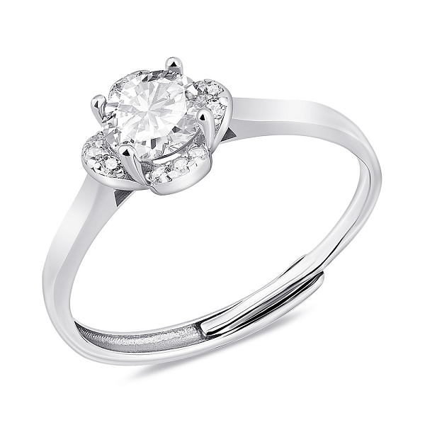 Серебряное кольцо с фианитами (арт. 7501/8052) – изображение 1