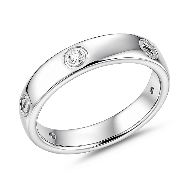 Серебряное кольцо с фианитами (арт. 7501/4091) – изображение 1