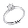 Серебряное кольцо с фианитами (арт. 7501/8060) – изображение 1