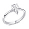 Серебряное кольцо с фианитами (арт. 7501/5833) – изображение 1