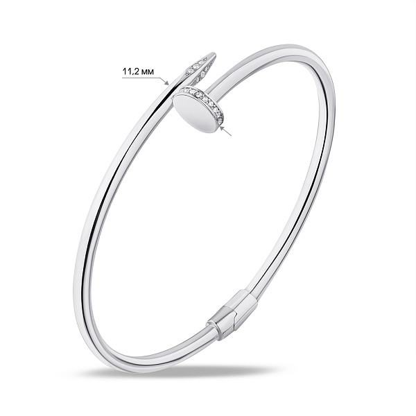 Серебряный браслет "Гвоздь" (арт. 7509/3888) – изображение 2