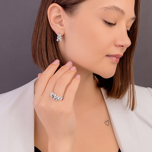 Серебряное кольцо без камней (арт. 7501/6459) – изображение 4