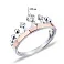 Серебряное кольцо «Корона» с фианитами (арт. 7201/229кп) – изображение 2