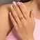 Золотое кольцо Корона с фианитами (арт. 140517ж) – изображение 2