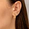 Серьги из красного золота (арт. 1092020) – изображение 2