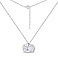 Серебряное колье Сердце с перламутром (арт. 7507/1870п) – изображение 2