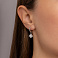 Серебряные серьги с перламутром (арт. 7502/10059/8п) – изображение 3