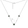 Серебряное колье с ониксом (арт. 7507/2319/7оз) – изображение 3