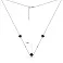 Серебряное колье с ониксом (арт. 7507/2319/7оз) – изображение 3