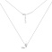 Серебряное колье с подвеской сердечко (арт. 7507/2565) – изображение 3
