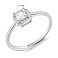 Серебряное кольцо с фианитами (арт. 7501/8067) – изображение 2