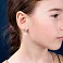 Детские золотые серьги-кольца (арт. 109376/10) – изображение 2