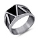 Серебряная печатка с ониксом (арт. 7906/2357о) – изображение 1
