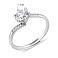 Серебряное кольцо с фианитами (арт. 7501/8062) – изображение 2