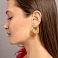 Серьги Francelli из желтого золота (арт. е1091765/30ж) – изображение 2