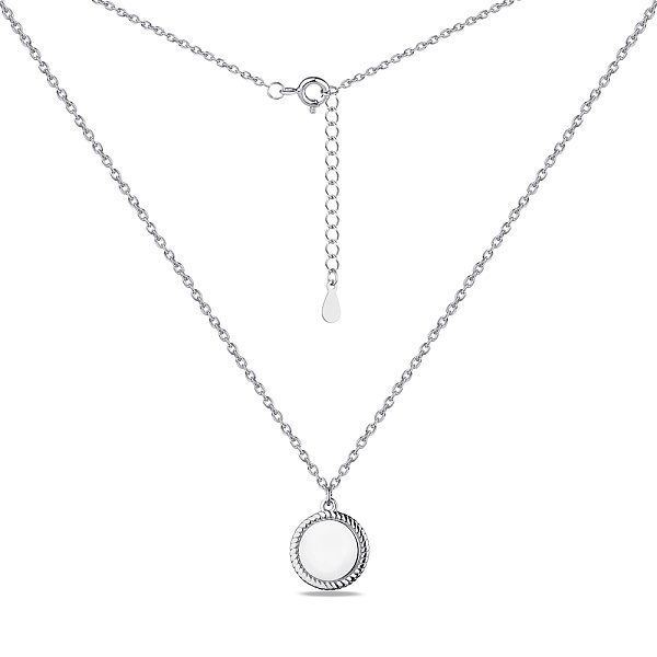 Серебряное колье без камней (арт. 7507/1783) – изображение 2