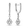 Серьги из белого золота с бриллиантами (арт. С0113161090б) – изображение 1