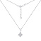 Серебряное колье Клевер (арт. 7507/2374/9) – изображение 2