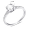 Серебряное кольцо с крупным фианитом (арт. 7501/5378) – изображение 2