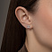 Серьги-пусеты из золота с бриллиантами (арт. С341540015б) – изображение 2