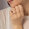 Золотое кольцо с бриллиантом (арт. К011361010) – изображение 2