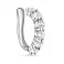 Серебряная серьга с дорожкой из фианитов (арт. 7502/10331я) – изображение 1