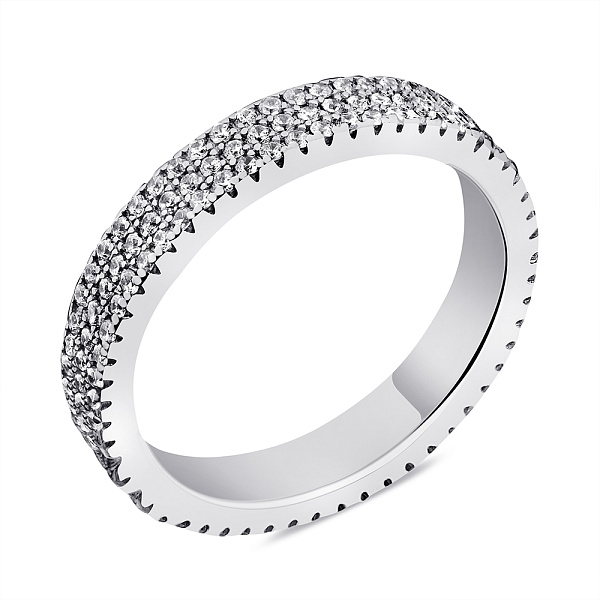 Серебряное кольцо с фианитами (арт. 7501/5127) – изображение 1