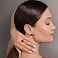 Серьги из красного золота с кораллом (арт. 111146ПкоГ) – изображение 3