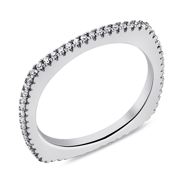 Серебряное кольцо Trendy Style с фианитами (арт. 7501/6749) – изображение 1