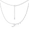 Серебряное колье с фианитом (арт. 7507/2569) – изображение 3