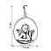 Серебряная подвеска Ангел (арт. 7903/3995) – изображение 2