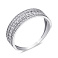 Серебряное кольцо с фианитами (арт. 7501/6473) – изображение 1