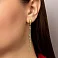 Сережки Francelli из желтого золота (арт. 108031жслт) – изображение 2