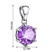 Серебряный кулон с крупным аметистом (арт. 7503/1690-2АП) – изображение 2