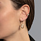Золотые серьги-подвески с кварцем (арт. 107601Пкг) – изображение 2