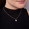 Золотой подвес Сердце без камней (арт. 424996) – изображение 2