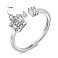Серебряное кольцо с фианитами (арт. 7501/6870) – изображение 2
