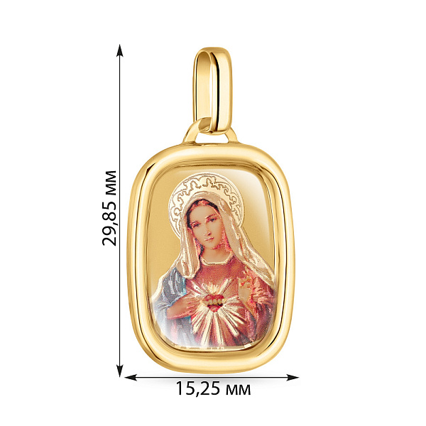 Золота ладанка (арт. 400900жМ) – зображення 2