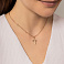 Золота підвіска-хрестик з фіанітом (арт. 440561) – зображення 2